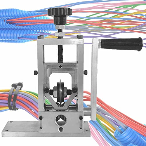 HNCXHX MáQuina Peladora de Cables EléCtricos,MáQuina Peladora de Cables de Cobre con Rodamientos,MáQuina Peladora de Cables de Acero para Reciclaje de Chatarra de Cobre