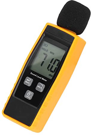Schallpegelmesser 30-130 DBA, Geräuschmesser Digitaler Dezibelmesser Geräuschpegelmesser Dezibel-Tester-Tool für Home-Office-Krankenhäuser