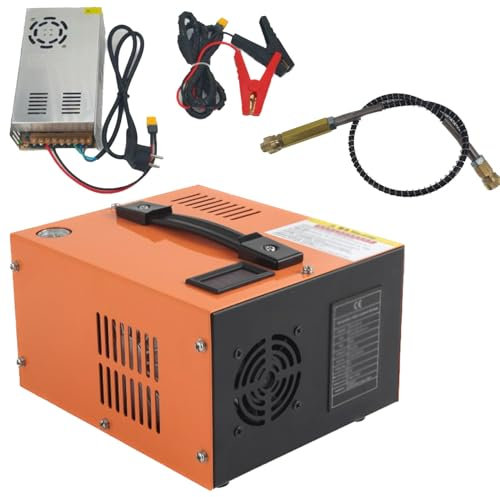 Portable High Pressure Air Compressor - 220V Electric Pump for Rifle/Pistol/Paintball Tanks - Automatic Water Pump Transformer