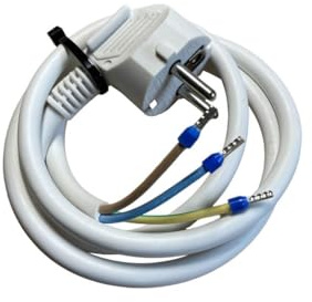 Schuko Anschlussleitung Anschlusskabel mit Aderendhülsen und Stecker 3x1,5mm² - 2 Meter Power Strip