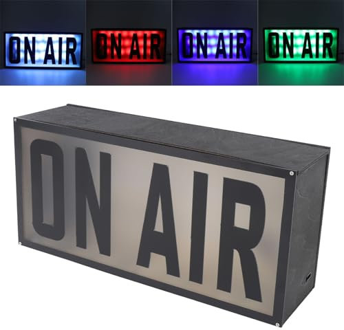 On Air Studio Light Schild für Twitch für Tiktok für YouTube, USB Powered Neon Light Schild Aufnahmeschild Studio Warnschild für Studio, Schlafzimmer, Game Room Decor