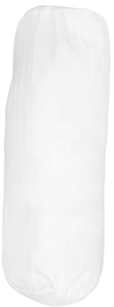 Funda de Almohada Cilíndrica Enrollable de 26,7 Pulgadas Color Blanco | Tejido Mixto, Diseño Desmontable, Forma Redonda, Estilo Minimalista y Elegante