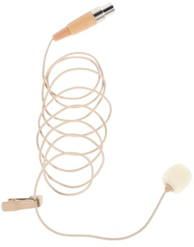 Toddmomy Kompaktes Interview Ansteckmikrofon mit 3-pin XLR Anschluss | Smartphones und Computer, Clip Design, Tragbar für Interviews und Unterricht
