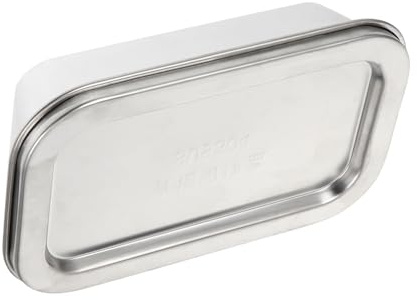 Homoyoyo Mantequera de Acero Inoxidable con Tapa Caja Multiusos para Mantequilla y Alimentos Resistente Temperaturas para Cocina y Restauración Capacidad