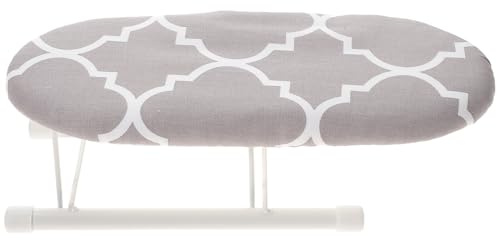 ARTSEWPLY Mini Tavolo da Stiro Pieghevole con Bracciolo Antiscivolo e Supporto Stabile Asse Stiramaniche Compatto per Casa e Viaggi Accessorio Pratico per Stirare Camicie