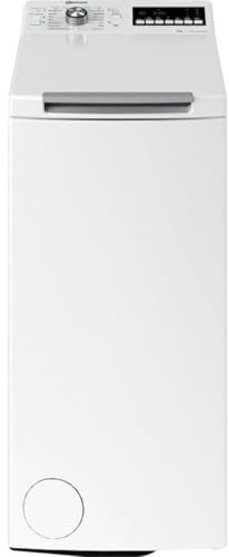 Bauknecht - WAT Eco 712 B5 Toplader-Waschmaschine - 7 kg Fassungsvermögen - Inverter-Motor, Antiflecken-Programm, Soft Opening - Freistehend - Energieklasse B - 90 x 40 x 60 cm - Weiss