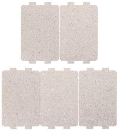 TOYANDONA 5 Láminas Aislantes de Mica para Microondas Resistentes al Calor, Hoja de Mica para Electrodomésticos, Aislamiento y Protección en Cocina