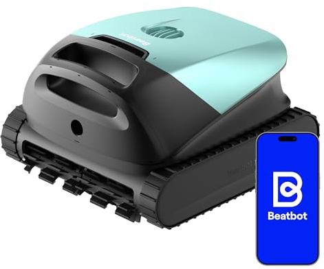 Beatbot Sora 10 Poolroboter, 25700 LPH, 5 L großer Filterkorb, Marineblau | Poolroboter Akku Boden und Wand, Reinigt Wasserlinie & Plattformen, smartes Wasserlinien-Parken, 2026 Neu