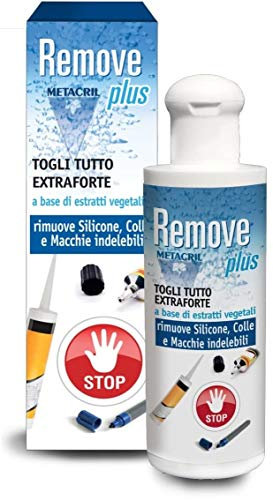 Remove Plus 200ML - SCIOGLI MACCHIA, colla, residui di adesivi o silicone, inchiostro indelebile, a base VEGETALE