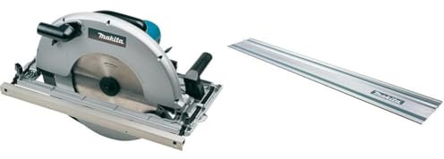 Makita 1 Sega Circolare 355MM, 2200 W, 220 V + Makita 194368-5 - Guida Ferroviario de 1.4 m para sierras circulares y de incision