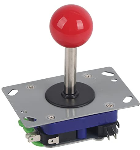 Joystick Sanwa, 1 Pieza Estilo Clásico de Competencia 4 Way Happ Arc Ball para Gaming Arcade1up Reemplazo 2 4 8 Way Game Joystick