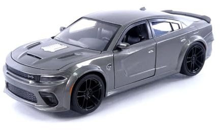 Jada Fast & Furious Fast X 1:24 Dom's 2021 Dodge Charger SRT Hellcat Die-Cast Car, Toys for Kids and Adults