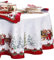 Elrene Home Fashions Villeroy & Boch Toy's Fantasy Holiday/Christmas Santa Winter Woodland Engineered Fabric Tablecloth, 152,4 x 213,4 cm, oval, Mehrfarbig