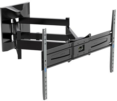 Meliconi - Supporto da parete TV pantografo 600 SDRP Plus FB - Inclinabile e orientabile grandangolare - TV 50 a 85 - VESA 300/400/600, 480875