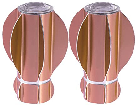 Decor 2 Pieces Bling Decor Blush Decor Rose Gold Curtains Rotating End Sash Rod Curtain Rods End Caps Fruit Rods End Pieces Window Rods Cap