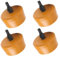 Tope De Goma De La Hoja De Suspensión, 4PCS Tope De Amortiguador De Suspensión Tope De Goma Amortiguador De Goma Rodamiento De Goma Eje Trasero Para Caddy 2K Caddy 3 2004-2015 2K0511155A