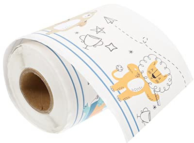 Lurrose 1rolle Rollende Wanddekoration Tierische Mathematik Aufkleber Für Klassenzimmer Abnehmbarer Randstickers Für Bulletin Board Und Schulanfang Deko
