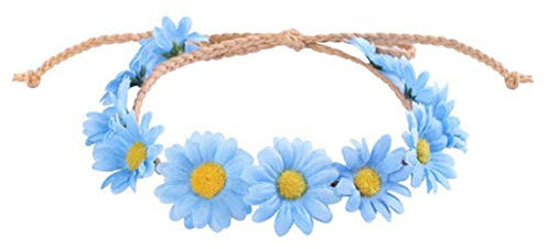 Limtula Böhmische Sonnenblumenkronen Strand Blumengirlande Künstliche Gänseblümchen Partykranz Haarschmuck Kopfschmuck Foto Requisiten