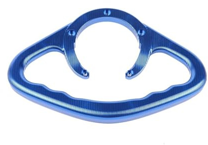 Asa Agarre Pasajero Motocicleta Accesorios Asideros Pasajeros Asidero Tanque Barra Agarre Mango Apoyabrazos para Suzuki GSXR GSX-R 600 750 1000 R750 GSXR600 GSXR750(Azul)