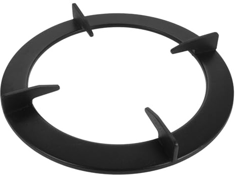 Black Iron Cooktop Support Bracket for Rectangular Gas Stove | Stable Non Slip Design, Easy Installation, for Pot and Pan Use, Cooktop Accessories