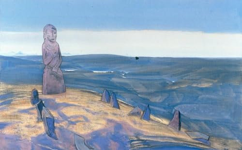 PSVDCTOO Poster Image Affiches et Gravures Impression Sur Toile le Calice de Nikolai Konstantinowitsch Roerich Toile Modern Peinture Pour Décoration Salon 60x90cm