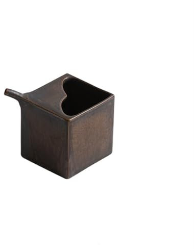 Gravy Boat Creative Japanese Tableware Ceramic Sauce Vinegar Juice Hopper Seasoning Pot Hotel Restaurant Tableware Gravy Boat Gravy Boat Fat Separator(Bruin)