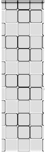 Decor-tendaggi per finestre, tende e paralumi, tenda a rullo per doccia con cassetta 70 x 240 cm, larghezza tessuto 66 cm