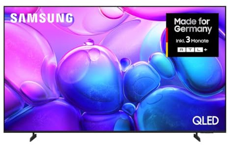 Samsung QLED 4K Q6FA 75 Zoll (189 cm) UHD Fernseher, 100% Farbvolumen für satte Farben, Quantum HDR, 4K Upscaling, Knox Security, Kostenlos 900 Sender TV Plus, Samsung Vision AI Smart TV