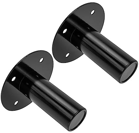 FUNNETOYU 2 pezzi Supporti per Altoparlanti in Ferro Base per Casse Acustiche Palco Supporto e Durevole per Monitor Audio e Speaker Home Theater Protezione Pavimento Integrata