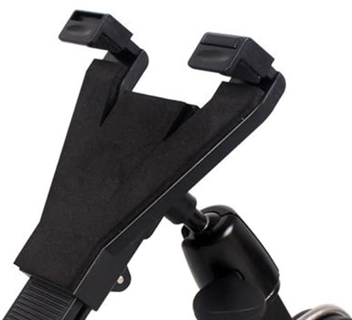 GYZOUKA Fahrrad -Tablet -Halter für 7 Bis 10 Zoll & Tabs Einstellbare Halterung für Fahrradmotorrad 20 Bis 40 Mm Lenker