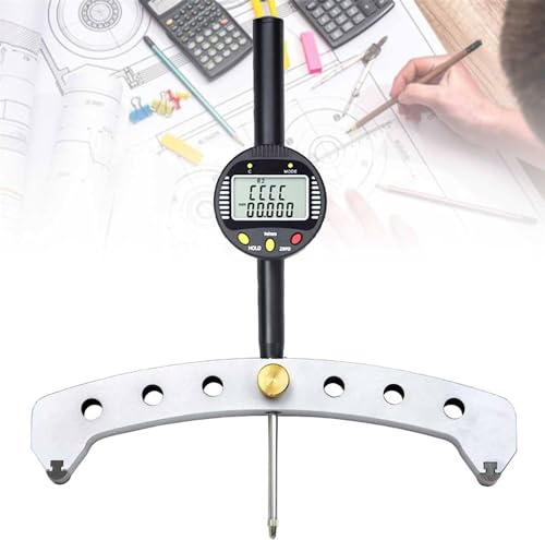 YEHOZZ Digital Radius Gauge, High Accuracy Digital Radius Gauge Measurement Indicator Tool, Measuring Radius 17.7 - 98.4(450 mm - 2500 mm), with Data Transfer Function