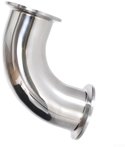 Gdfnmogo Sanitär-90-Grad-Winkelstück, Edelstahl-Schnellspann-Rohrbogen für Tri-Klemmverbindungen, 2,5 cm bis 10,2 cm Größen (304 SS, max. 250 psi) (32 mm)