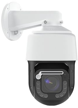 KVBRUI con tergicristallo Telecamera IP PTZ Poe 12MP 4K Wi-Fi for Esterni con Zoom Automatico, Scheda SIM 4G, Telecamera di sorveglianza CCTV da 8 MP(EU Plug,4G 12MP 4K ADD 128G)