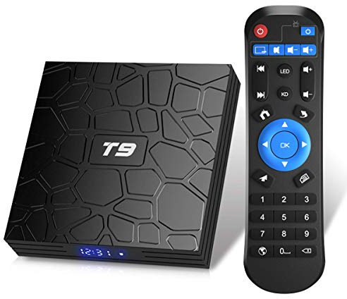 TUREWELL Android 9.0 TV BOX 2GB RAM/16GB ROM Support 2.4/5.0Ghz WiFi BT4.0 RK3318 Quad-Core 4K 3D HD DLNA Smart TV BOX