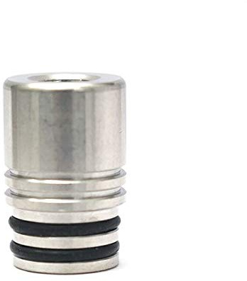 LITAO-EC, Type De Goût en Métal Embout Buccal 510 Drip Tip pour E-Cigarette 510 Fils RTA Atomiseur RDTA Fit Melo 3 Mini IJust S,sans Tabac ni Nicotine (Couleur : Argent)