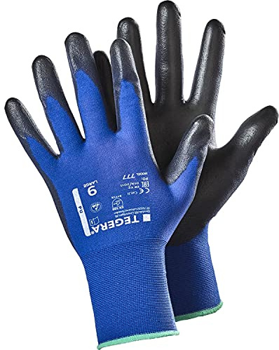 Tegera Montagehandschuhe Nylon, 12 Paar, 777, Arbeitshandschuhe, Feinmechanische Arbeiten, ultradünne Stricktechnologie, besserer Grip, Verlängerter Produktgebrauch, EN 420, EN 388-3111X