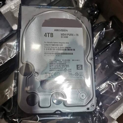 MIDTY HDD para Hikvison 4TB 3.5 SATA 6GB/S 64MB 5400RPM para disco duro interno para vigilancia HDD para WD41PURX