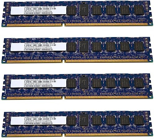 FURREN 4 x 4 GB DDR3 PC RAM memoria REG 1333 MHz PC3L-10600 1,35 V DIMM 240 para memoria de escritorio