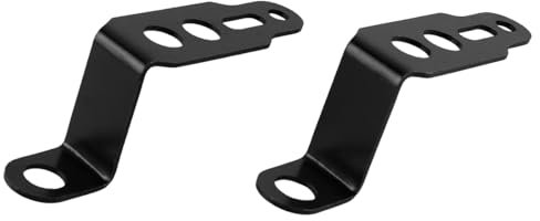 Sarini Support de Montage de Phare antibrouillard pour Moto, Supports d'extension de Montage de phares, Support de rétroviseur pour Moto Tout-Terrain, vélo, Camion, 2 pièces, Noir