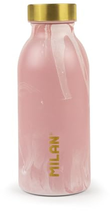 MILAN® Botella isotérmica de acero inoxidable 0,35 L serie Lava, rosa