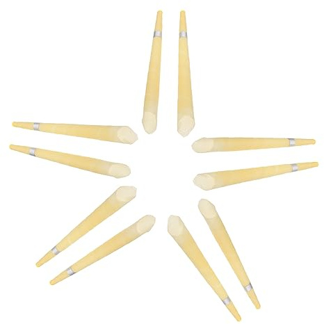 COLLBATH 3 Juegos Palos De Aromaterapia Para El Oído Palos De Aromaterapia Para Los Oídos Velas De Aromaterapia Para Los Oídos Velas De Oído Prácticas Yellow Aleación De Zinc 10 Uds * 3