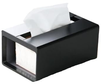 Multifunktionale Taschentuchbox aus Edelstahl, minimalistisch, modern, for den Schreibtisch, leicht zugänglich, platzsparend, geeignet for das Leben zu Hause, Küche, Wohnzimmer, Badezimmer, zur Dekora