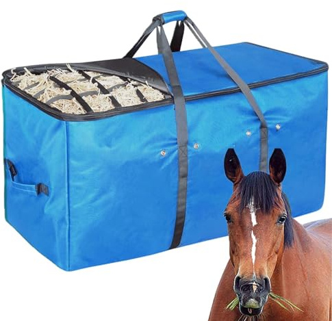 De Heno Caballos Grande - Depósito De Alimento Caballos | Saco para Alimento De Ganado,para Caballerizas Entrenadores Veterinarios Escuelas De Equitación Y Cuadras