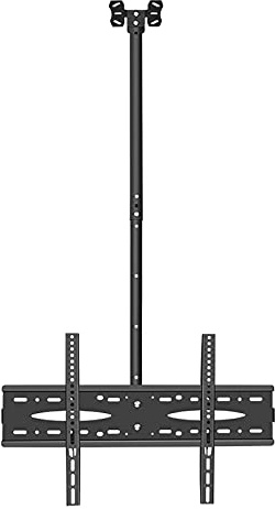 Universal TV Ceiling Mount for 40-70 Flat/Curved TVs, Holds Up to 50kg - Sturdy Adjustable Bracket for Home Theater, Easy Install, Perfect for Space-Saving Solutions