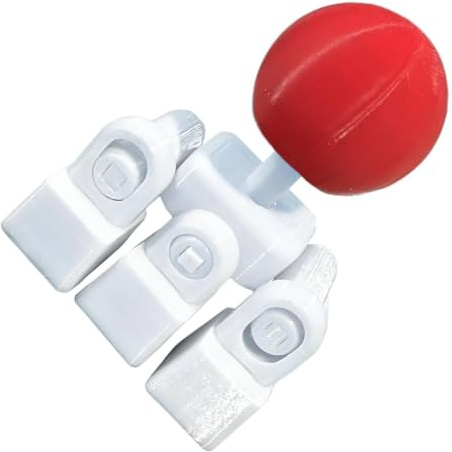 Joystick keycaps för arcade, fyrvägs tumstickskontroll, 4-vägs styrenhet, för män, kvinnor, vuxna, vardagsrum, kontor