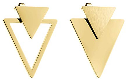 LIEBESKIND BERLIN Damen-Ohrstecker Edelstahl LJ-0293-E-23, gold