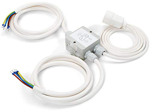 CusoTec Power Splitter Herdverteiler Stromverteiler Küchenverteiler Küchen Anschluss Box Backofen Kochfeld Ceran Induktion