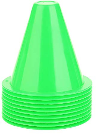 Fußball Marker Set, 10 Stück 5 Farben, Fußball Training Ausrüstung, Kunststoff Marker Halter für Fußball Training und Kegel Übungen