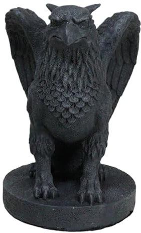 Ebros Gift Mythische geflügelte Griffon Griffin Adler Löwe Gargoyle Statue Kunststein Harz Wohnkultur Figur 17,1 cm hoch gotische Skulpturen Statuen und Figuren Might and Magic Heroes und Königshaus