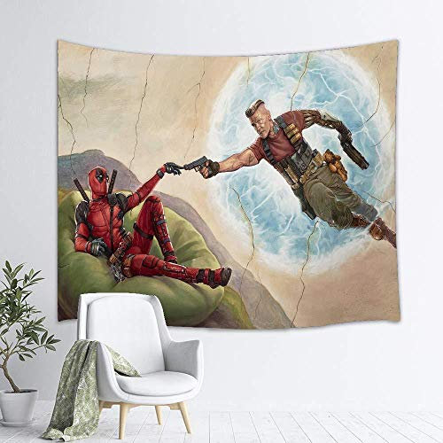 SJJUAN Deadpool Tapisserie Lustige Wandbehang Wohnkultur Für Wohnzimmer Schlafzimmer Wohnheim
